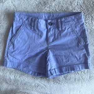 Arizona Lavender Rolled Shortie Shorts Size 0 (Juniors)